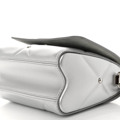 Louis Vuitton Metallic Calfskin Pillow Twist Shoulder Bag PM Silver 10 of 10