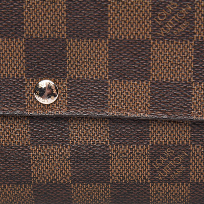 Louis Vuitton Damier Ebene Sarah Wallet 7 of 14