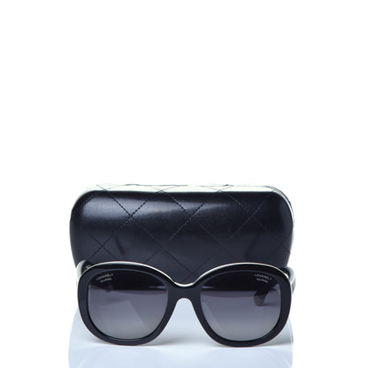 Chanel Acetate Quilted CC Polarized Sunglasses 5328 Black 8 of 8