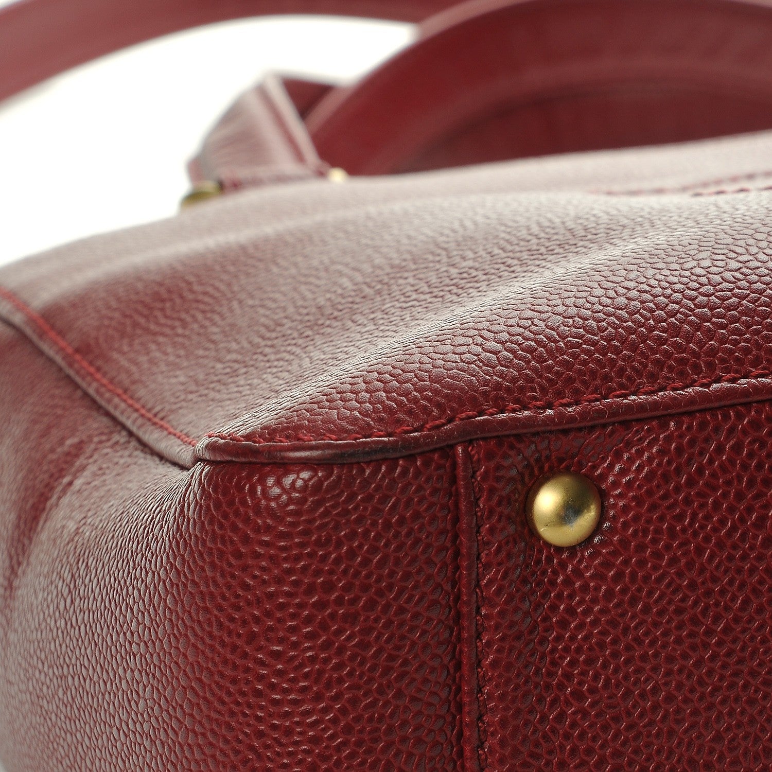 Chanel Caviar Timeless CC Shoulder Bag Red 6 of 10