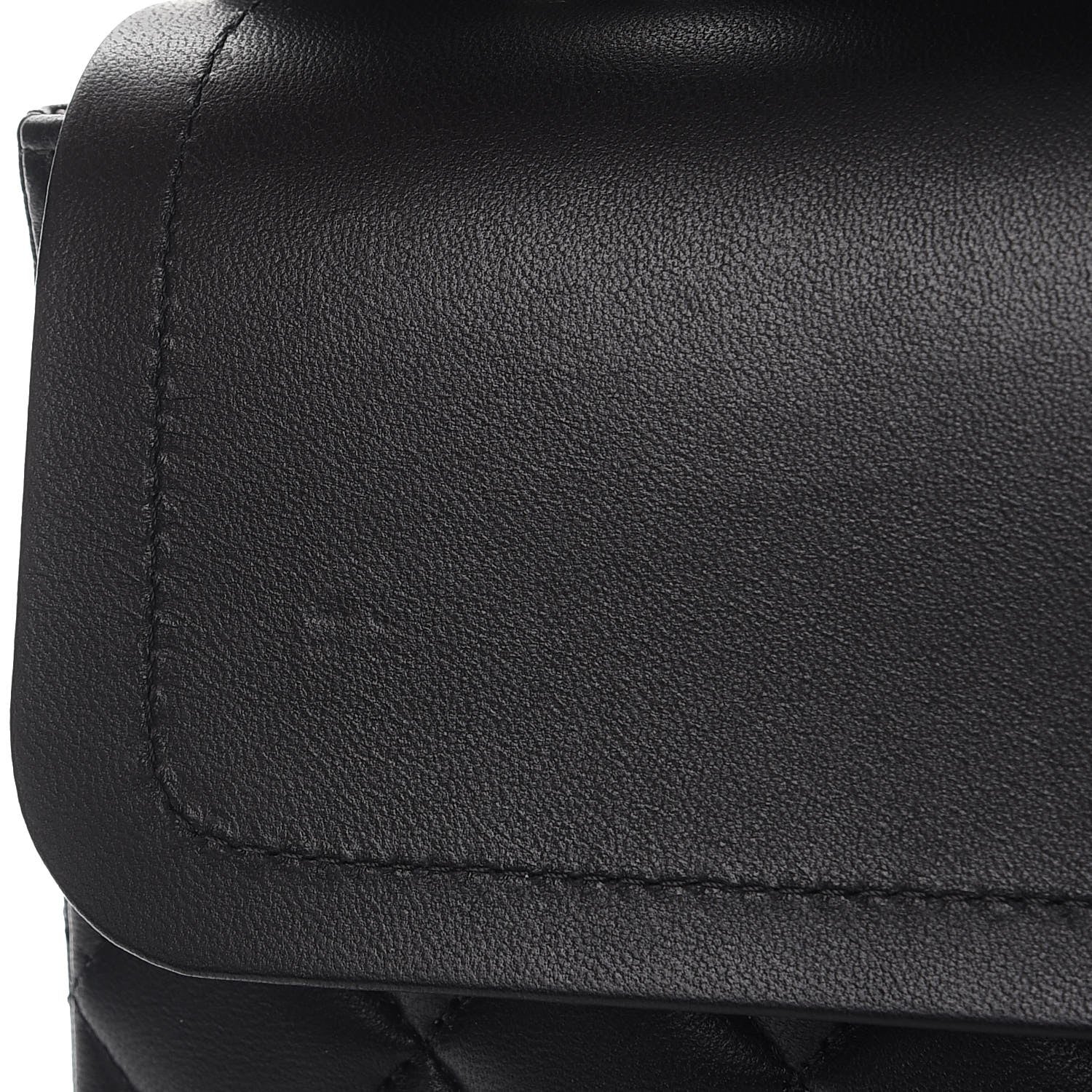 Chanel Lambskin Quilted Medium Double Flap Black 8 of 9