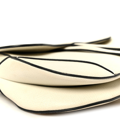 Christian Dior Grained Calfskin Saddle Bag White 9 of 11
