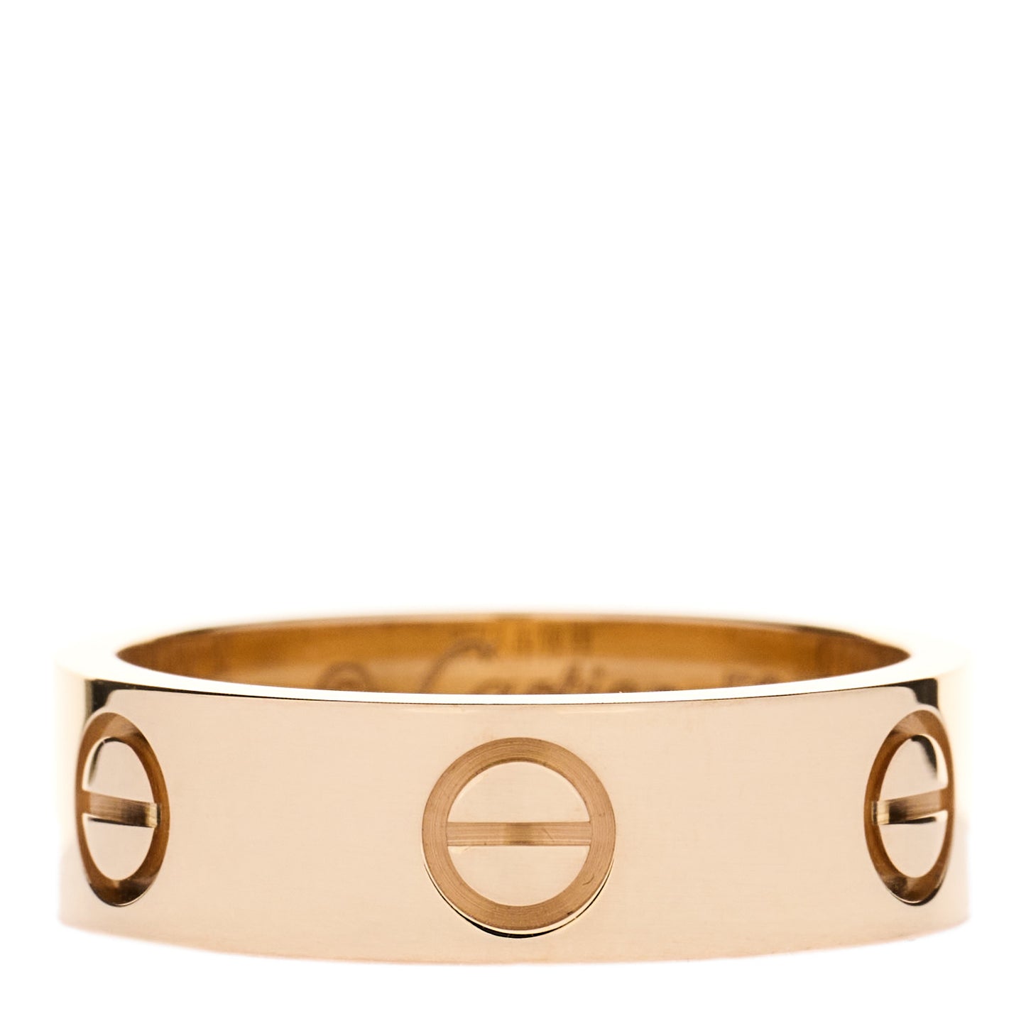 18K Yellow Gold 5.5mm LOVE Ring 52 6