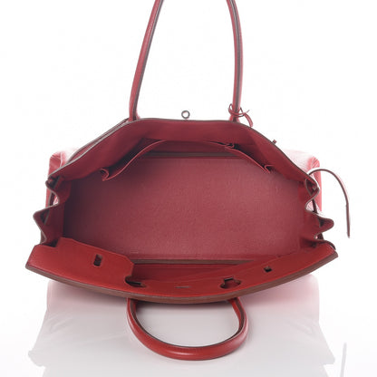 Hermes Taurillon Clemence JPG Shoulder Birkin II 42 Rouge Vif 6 of 34