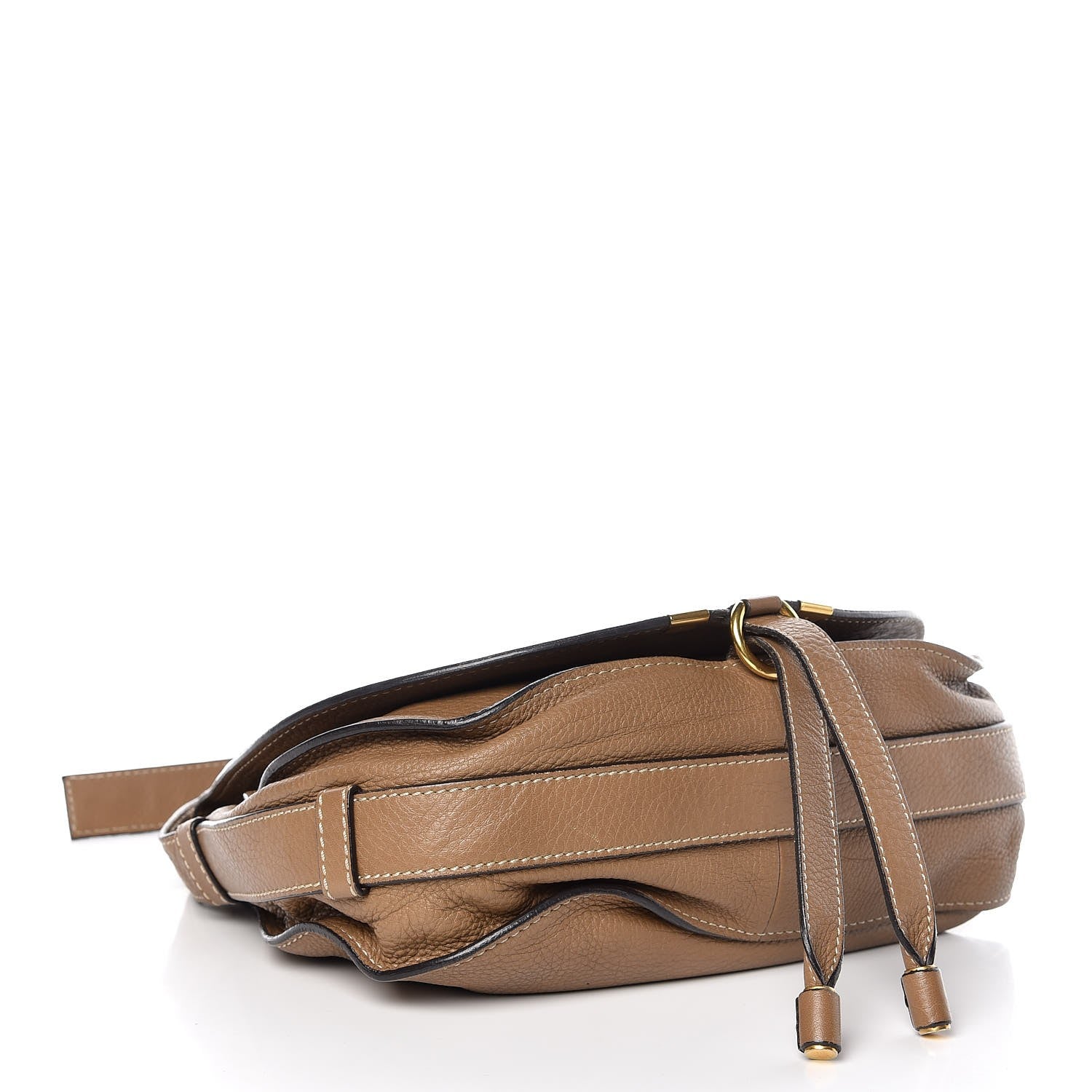 Chloe Calfskin Medium Marcie Round Crossbody Bag Nut 4 of 8