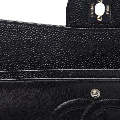 Chanel Caviar Quilted Medium Double Flap Black 10 of 16