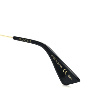 Gucci Aviator Sunglasses GG0062S Black Gold 6 of 8
