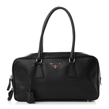 Prada Calfskin Bauletto Black 1 of 11