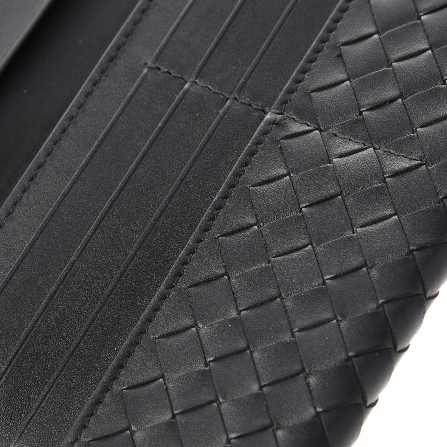Bottega Veneta Nappa Intrecciato Flap Wallet Nero Black 9 of 10