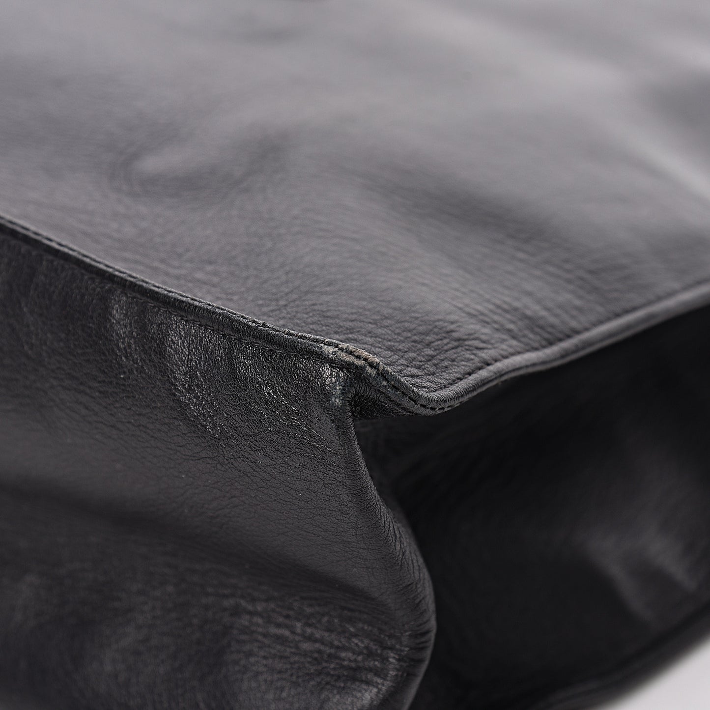 Calfskin CC Tote Black