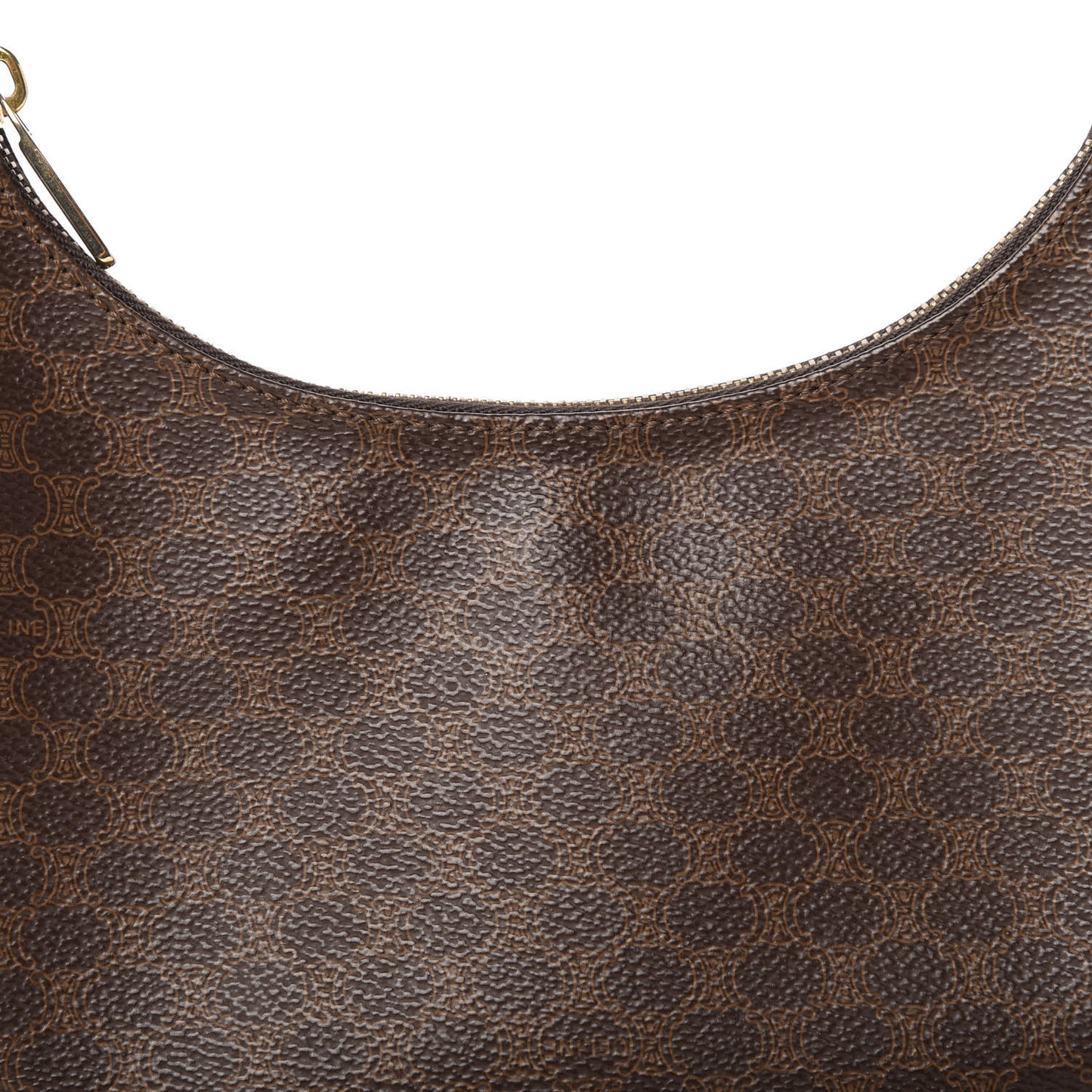 Canvas Calfskin Ava Triomphe Shoulder Bag