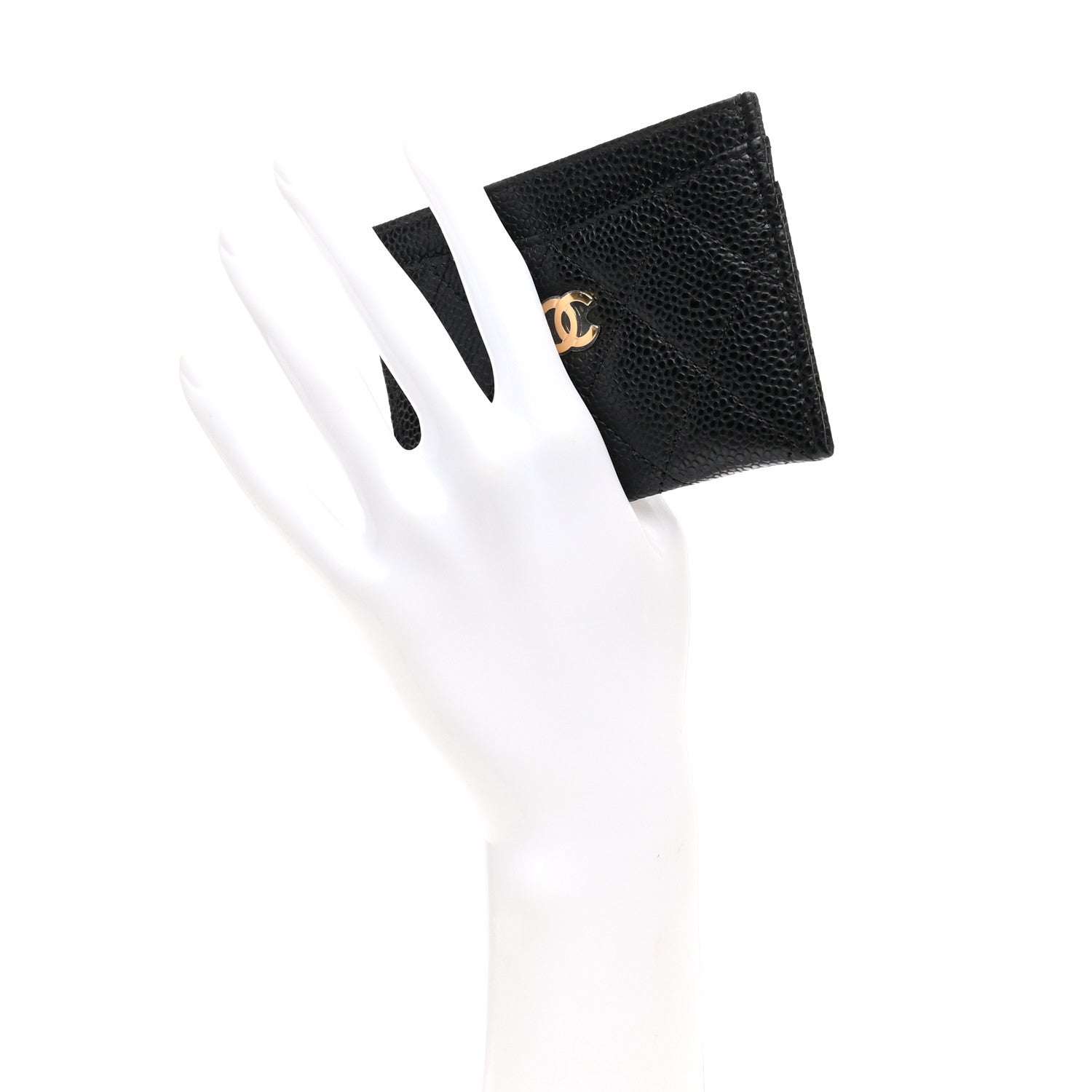 Chanel Caviar Quilted Card Holder Black 2 of 9