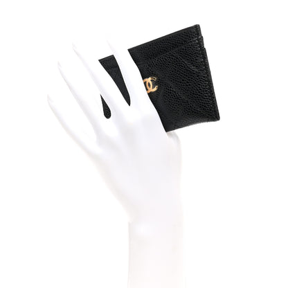 Chanel Caviar Quilted Card Holder Black 2 of 9