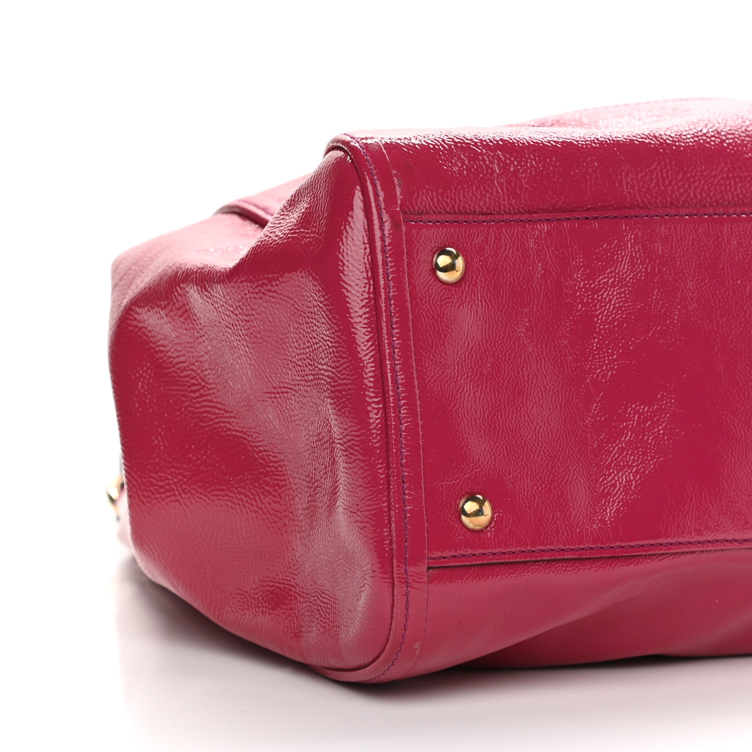Gucci Vernice Naplack Medium Soho Shoulder Bag Bright Bouganville 9 of 15