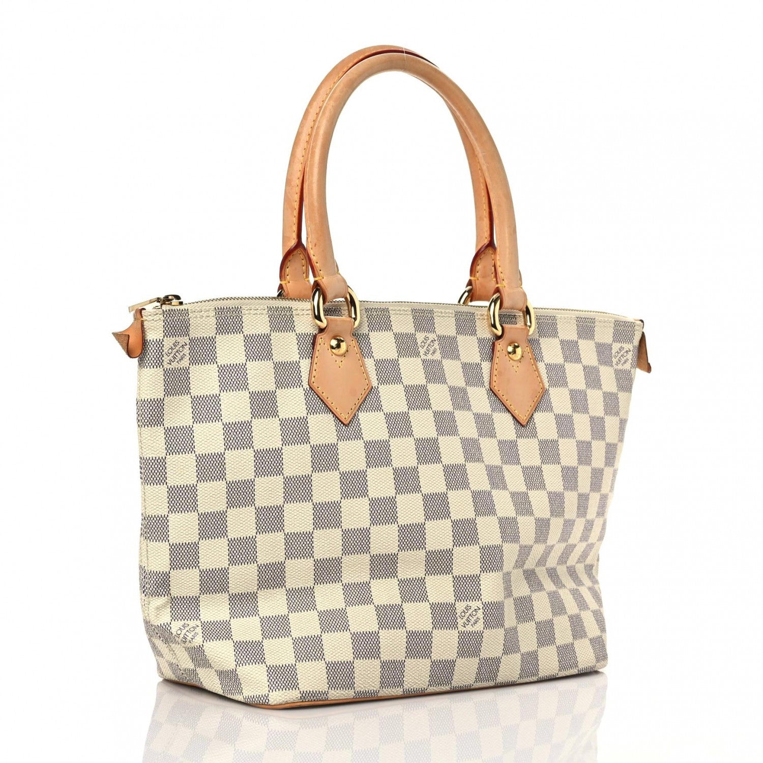 Louis Vuitton Damier Azur Saleya PM 3 of 23