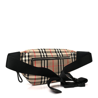Burberry Nylon Vintage Check Medium Sonny Bum Bag Archive Beige Black 3 of 10