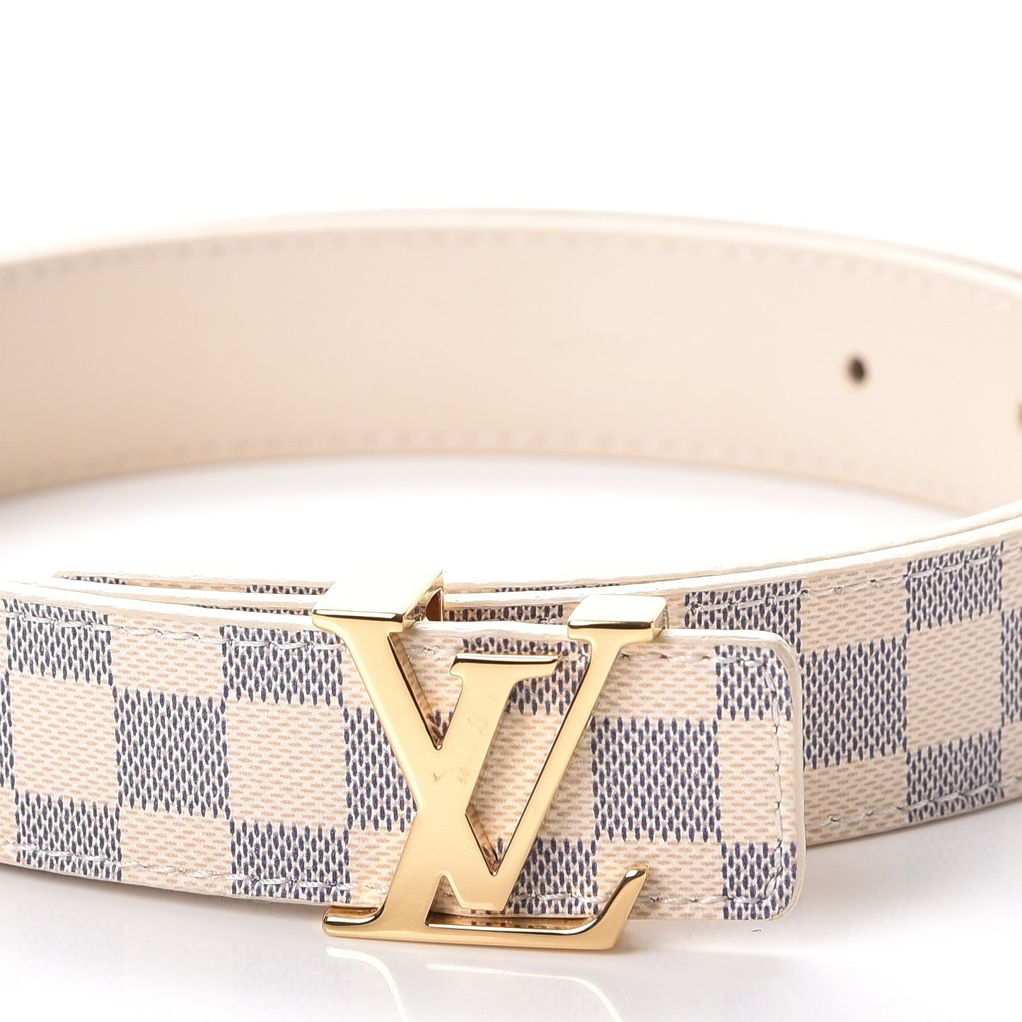 Damier Azur LV Initiales Belt 80 32