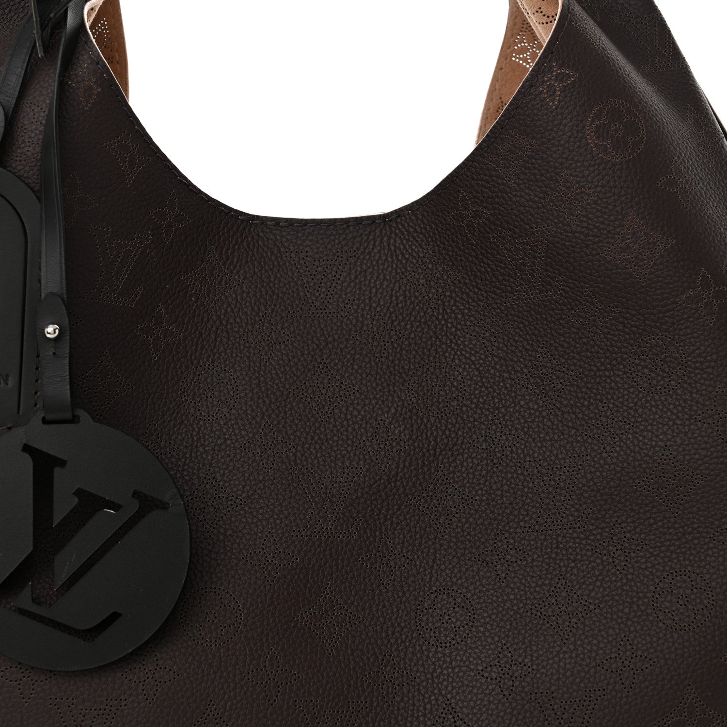 Louis Vuitton Mahina Carmel Hobo Chocolate 7 of 11