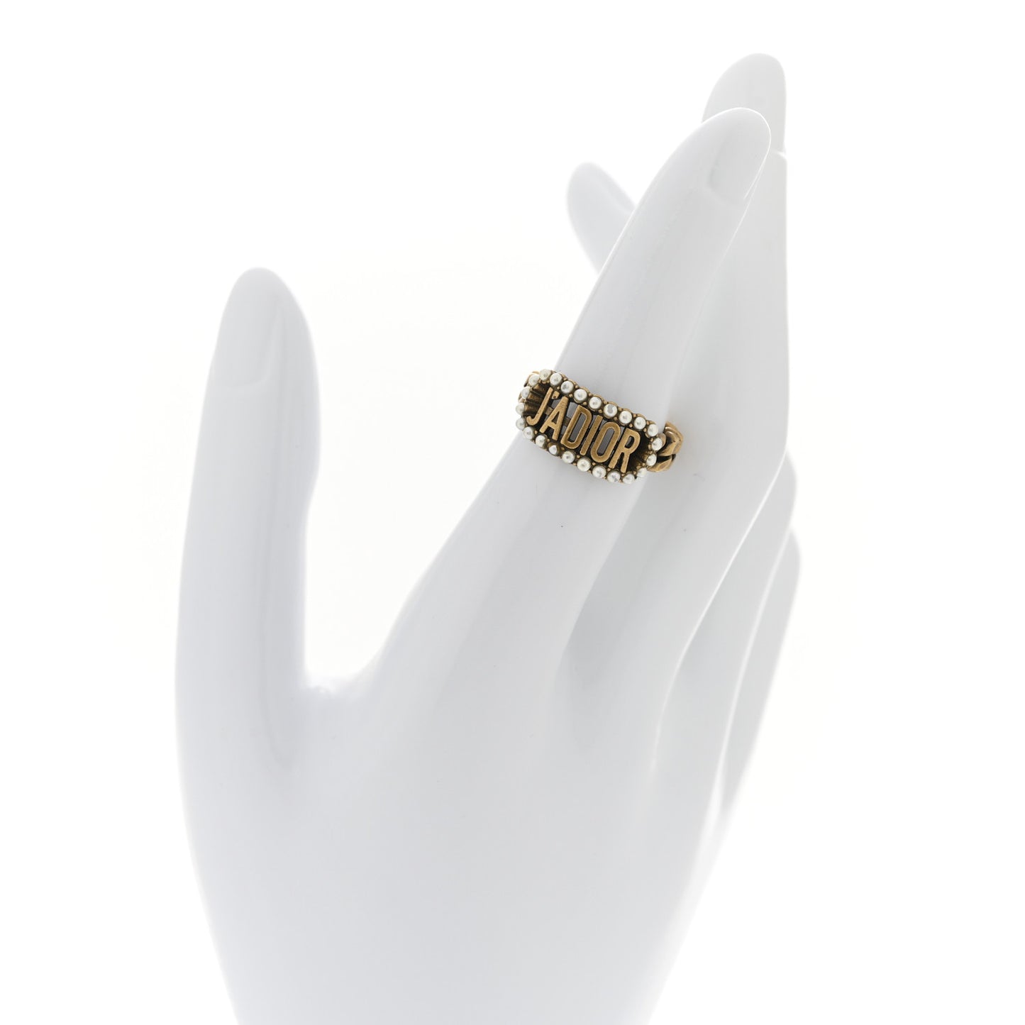 Metal Pearl J'Adior Ring M Gold
