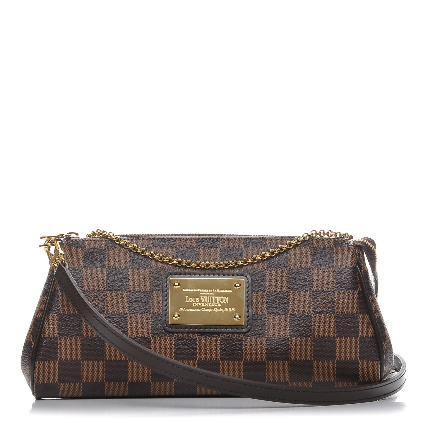 Damier Ebene Eva Clutch