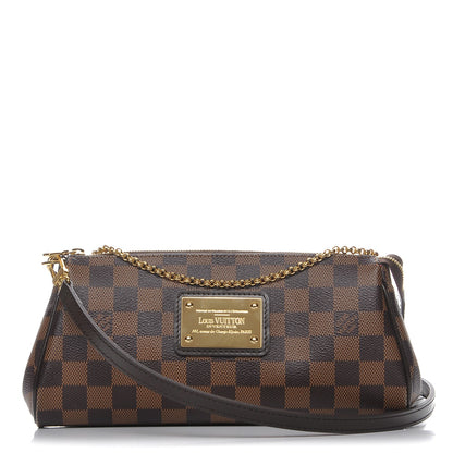 Louis Vuitton Damier Ebene Eva Clutch 1 of 9