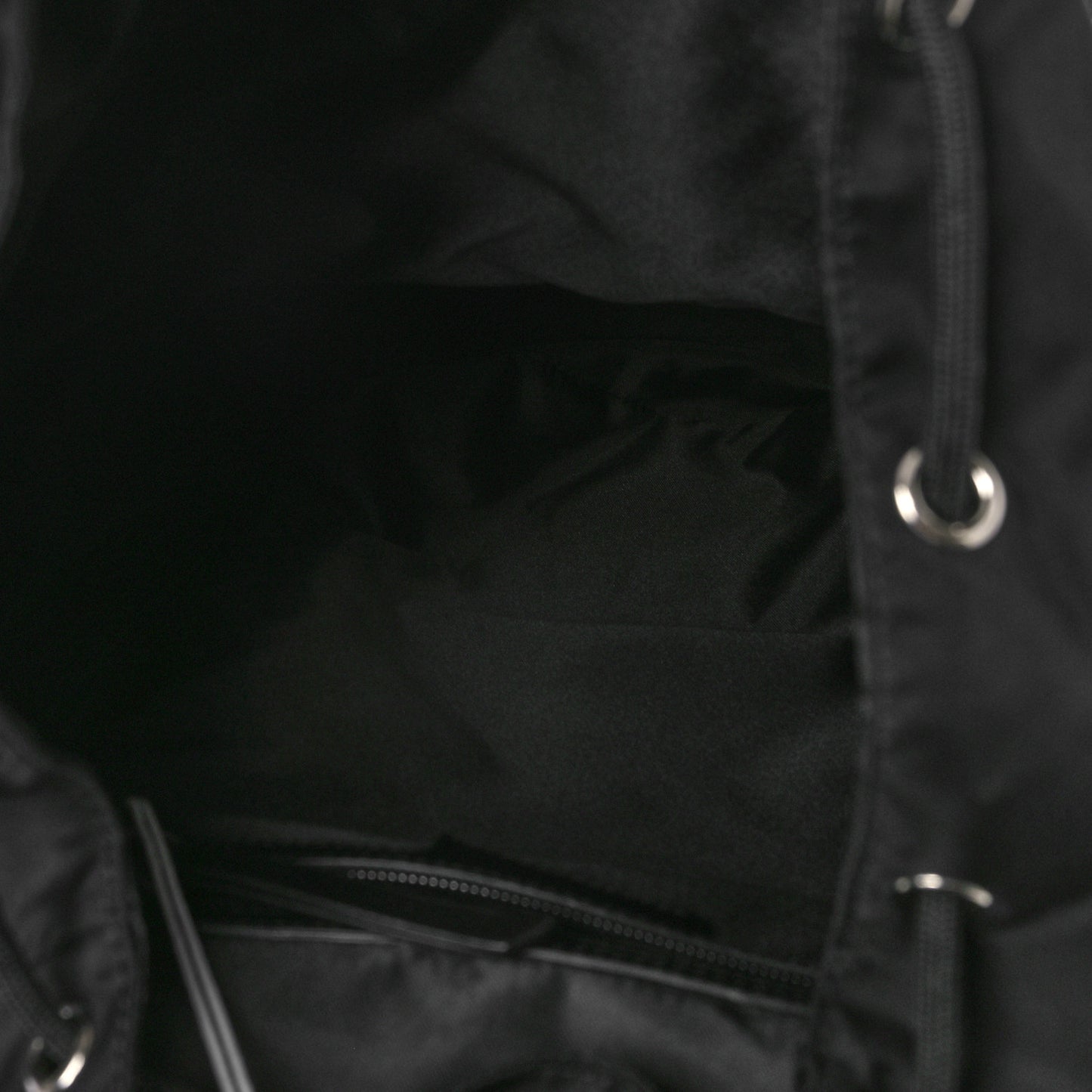 Nylon Rainbow Hologram Light 3 Backpack Black