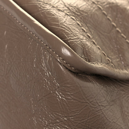Saint Laurent Crinkled Calfskin Matelasse Monogram Medium Niki Chain Satchel Light Natural 11 of 12