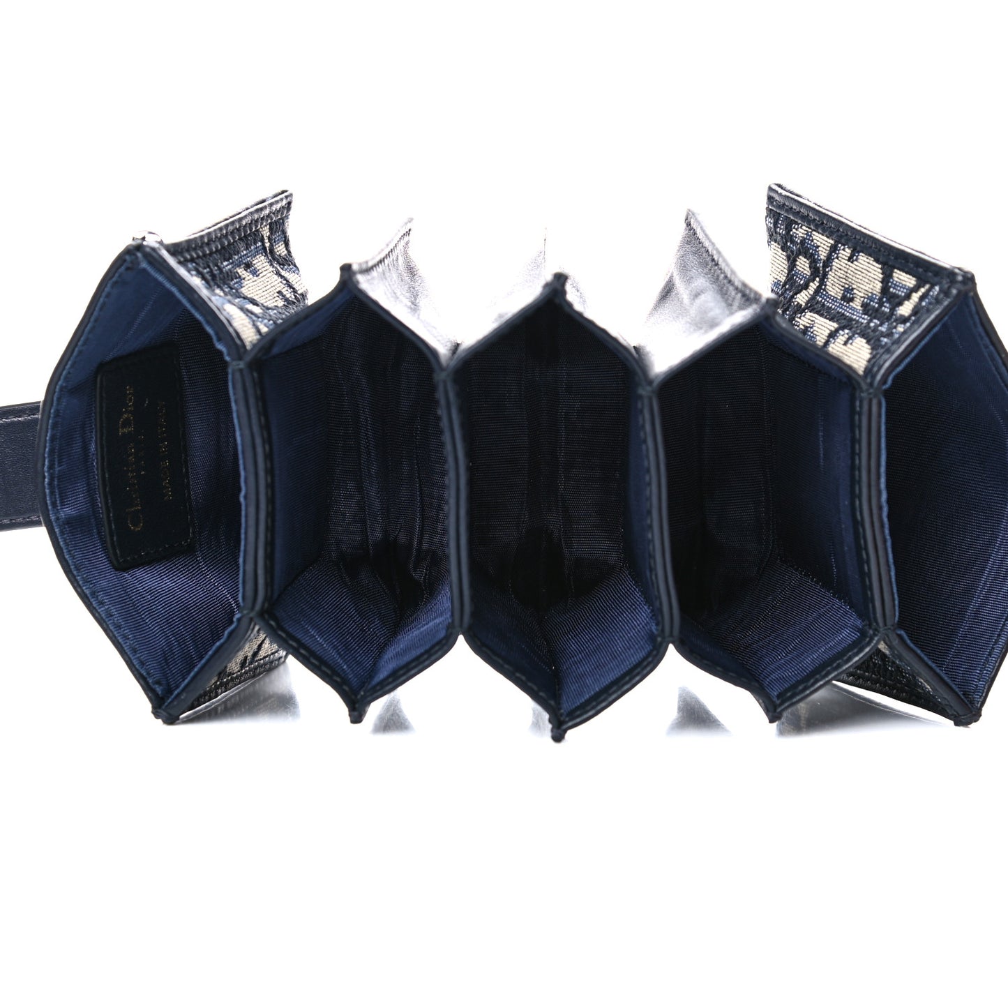 Oblique 30 Montaigne Gusseted 5 Card Holder Blue