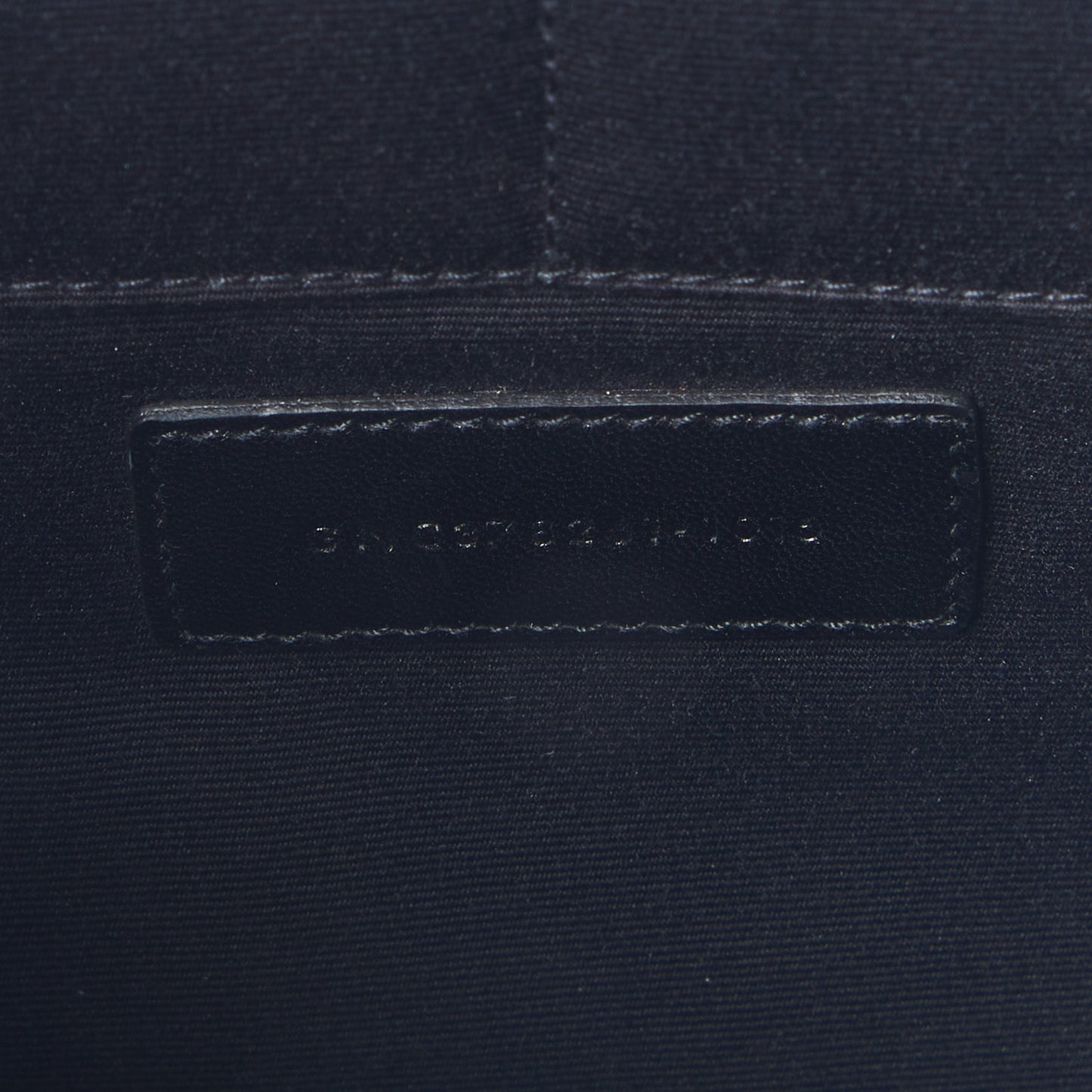 Calfskin Crocodile Embossed Document Holder Black