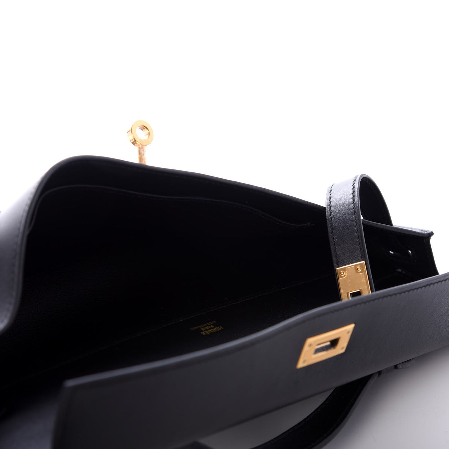 Swift Kelly Cut Clutch Pochette Black