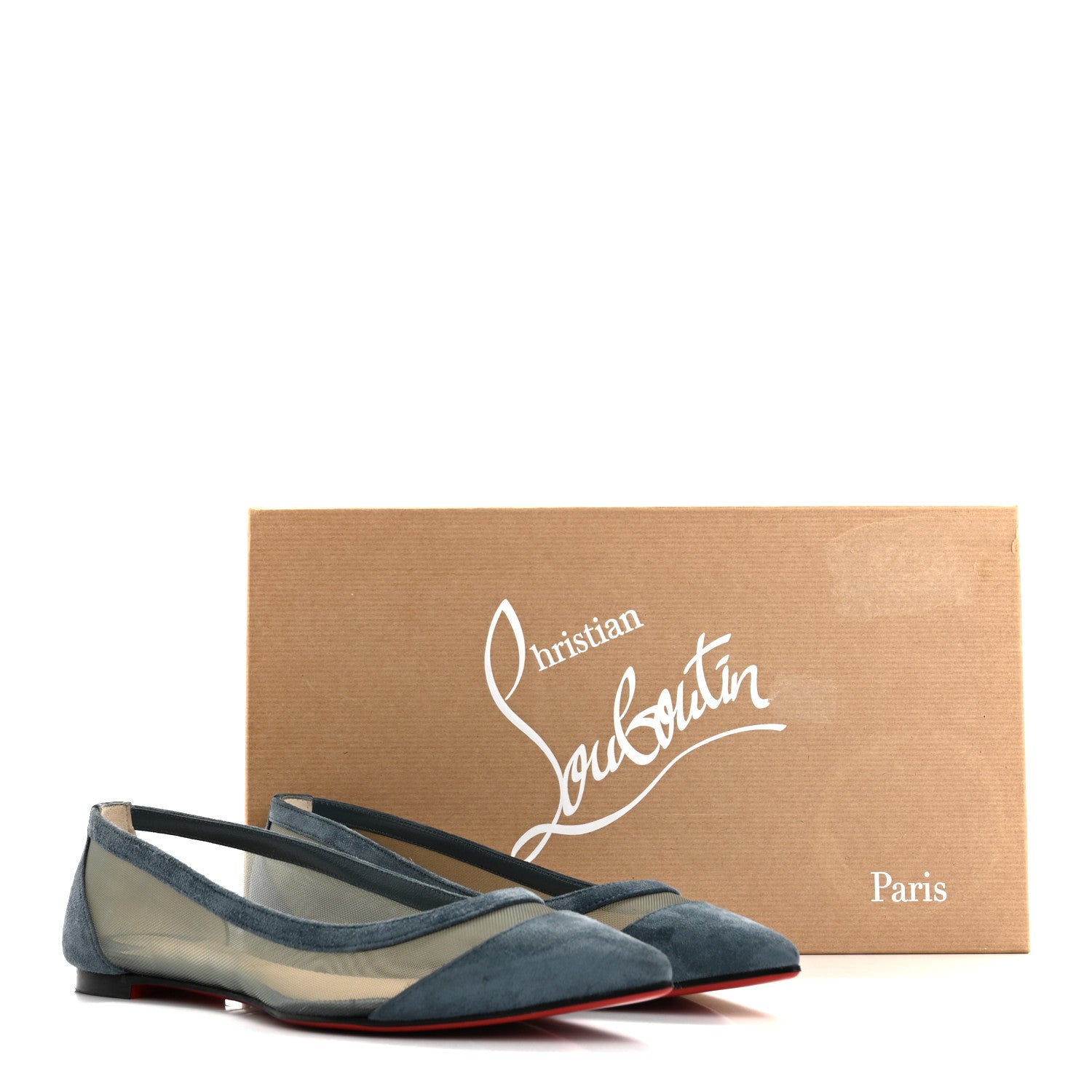 Christian Louboutin Veau Velours Rete Galativi Flats 36.5 Version 36.5 Version Tempete 9 of 9