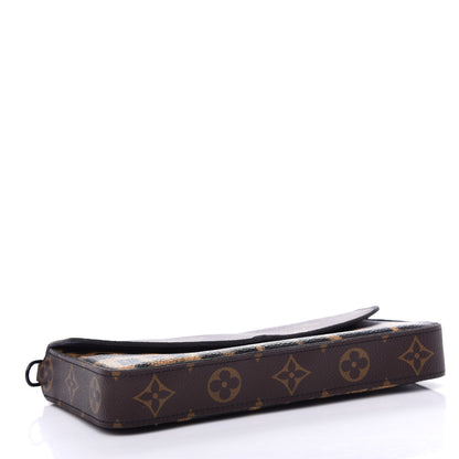 Louis Vuitton Monogram Animal Print Pochette Felicie Chain Wallet 5 of 8