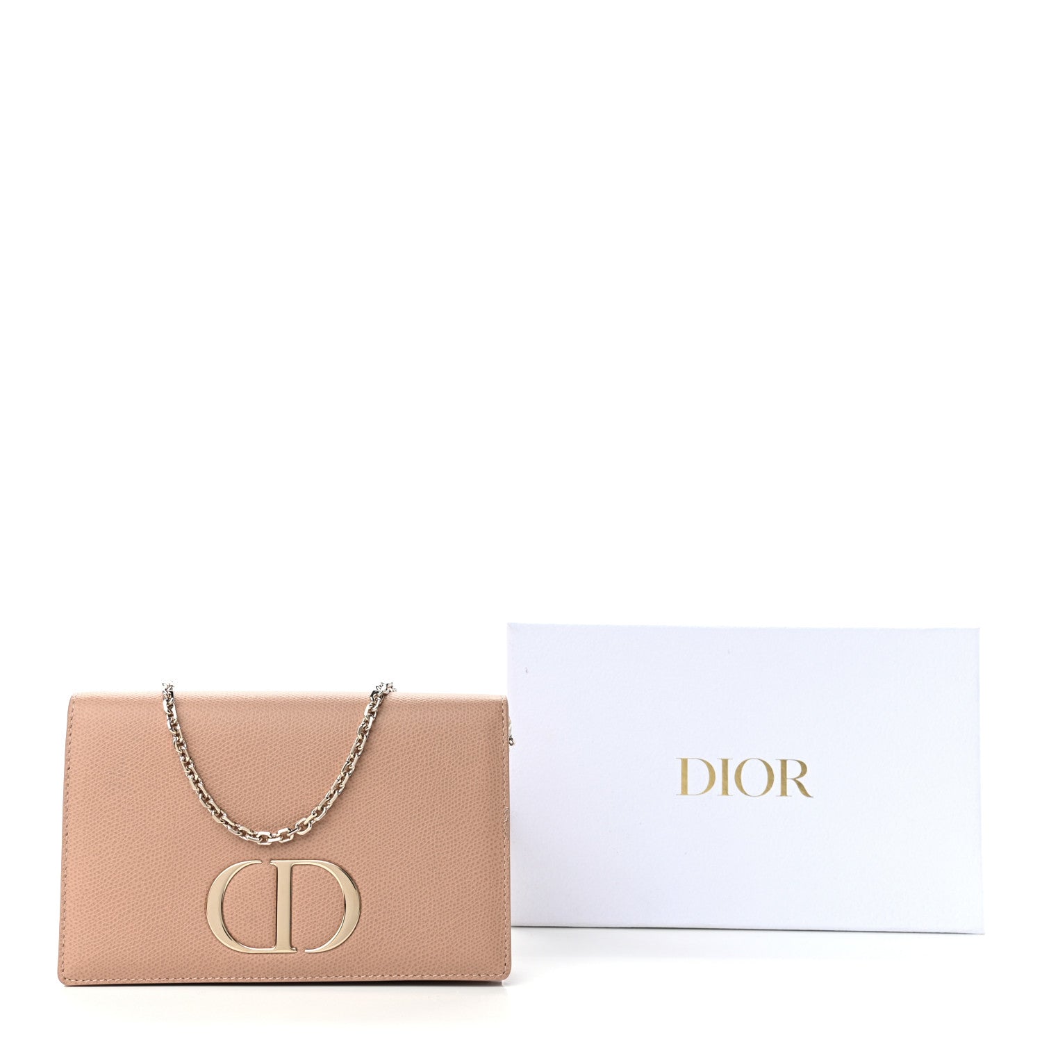 Christian Dior Calfskin 30 Montaigne 2 in 1 Pouch Beige 10 of 10