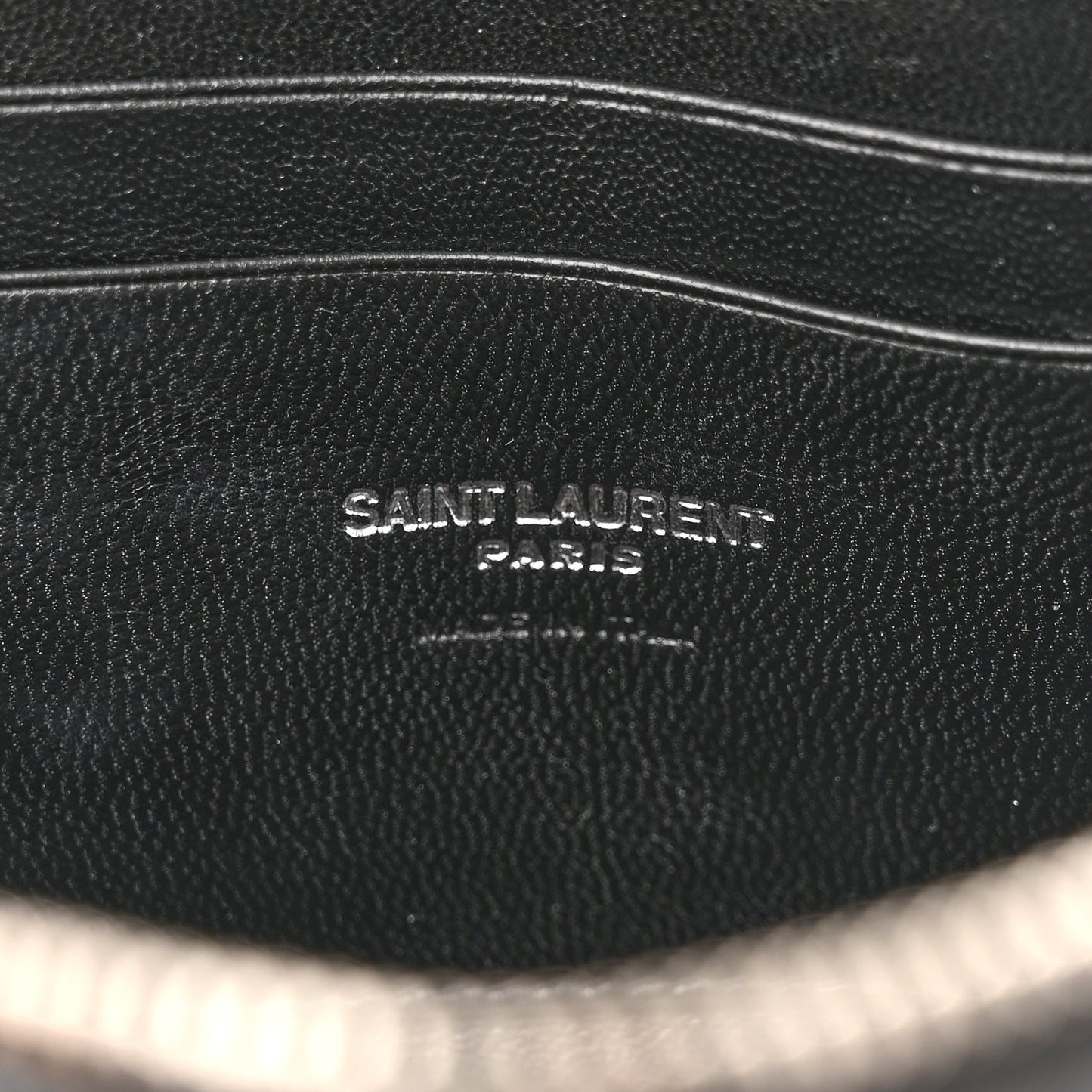 Grain De Poudre Matelasse Monogram Mini Lou Camera Bag Black