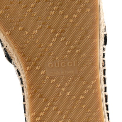 Gucci Microguccissima Signature Espadrilles 38 Black 7 of 10