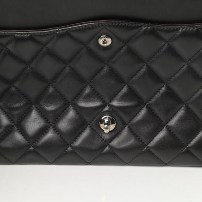 Chanel Lambskin Quilted Maxi Double Flap Black 18 of 21