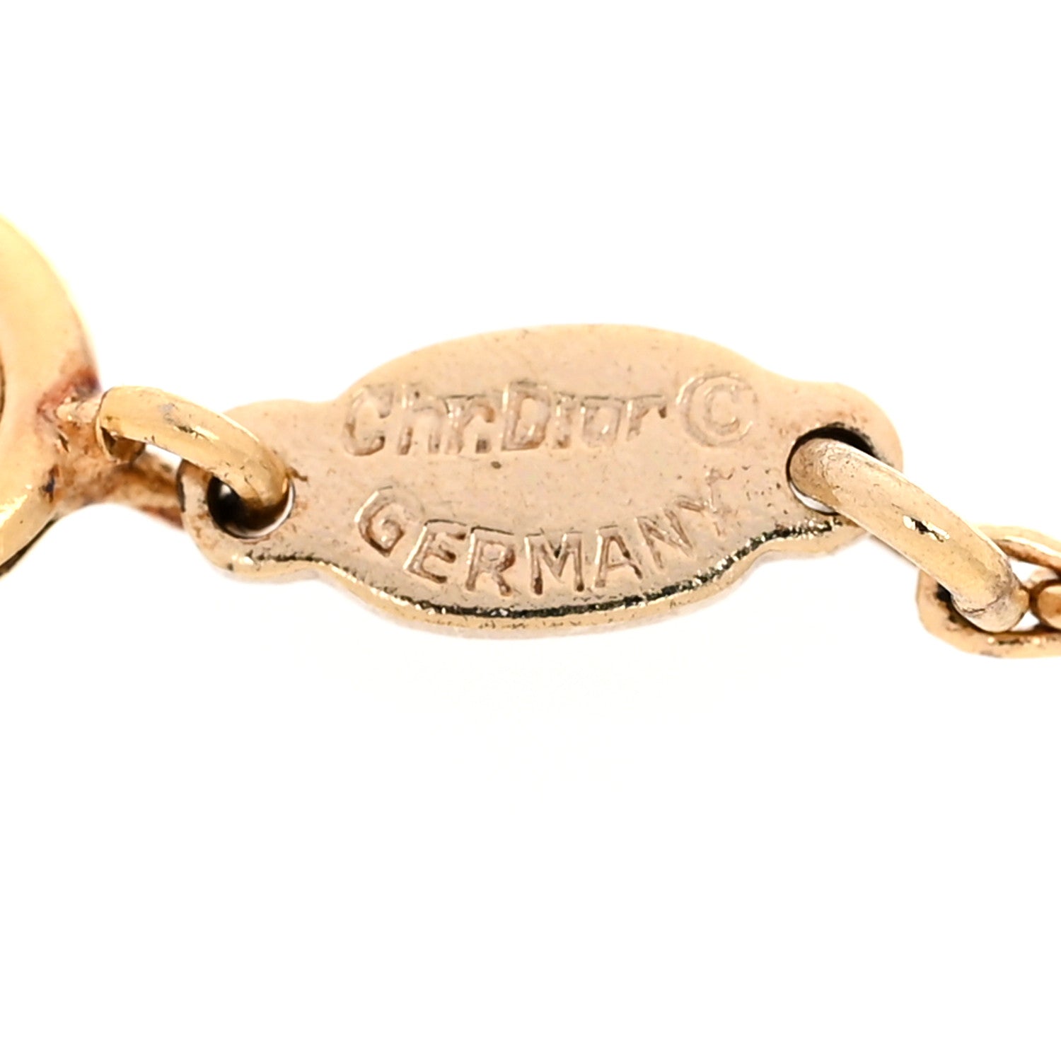 Christian Dior Logo Bracelet Gold 5 of 5