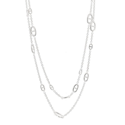 Hermes Sterling Silver Farandole Necklace 160 1 of 6
