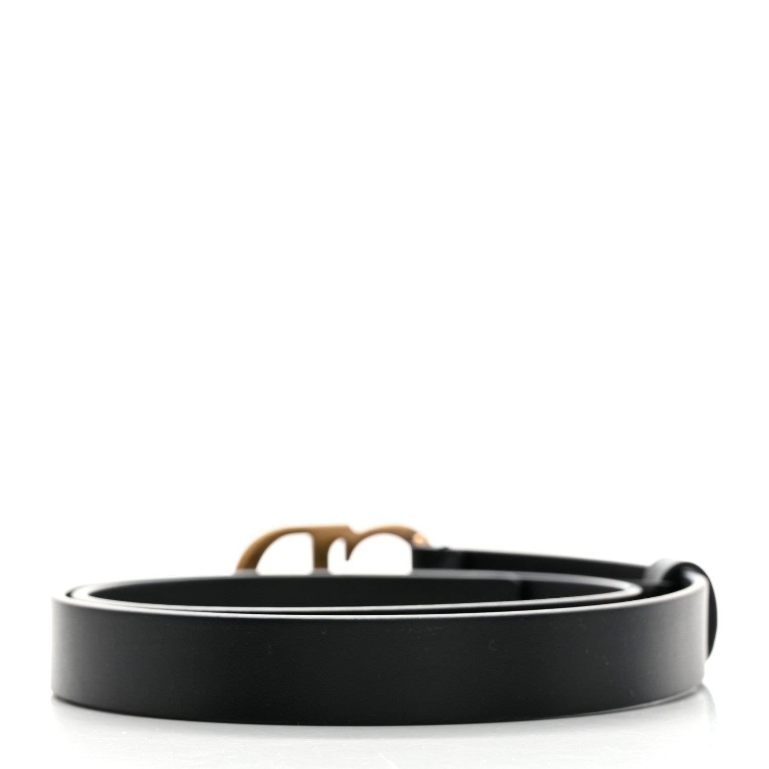 Christian Dior Calfskin Saddle Belt 75 30 Black 2 of 7