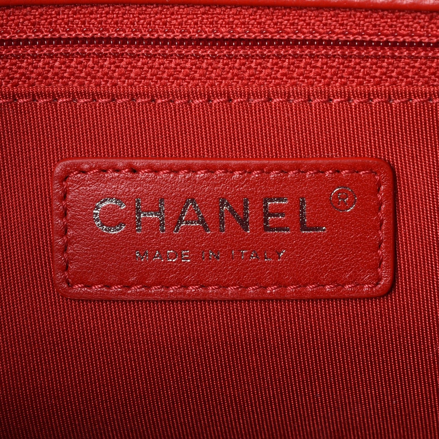 Chanel Lambskin Quilted Jumbo Multi Flap Bag Red 6 of 8