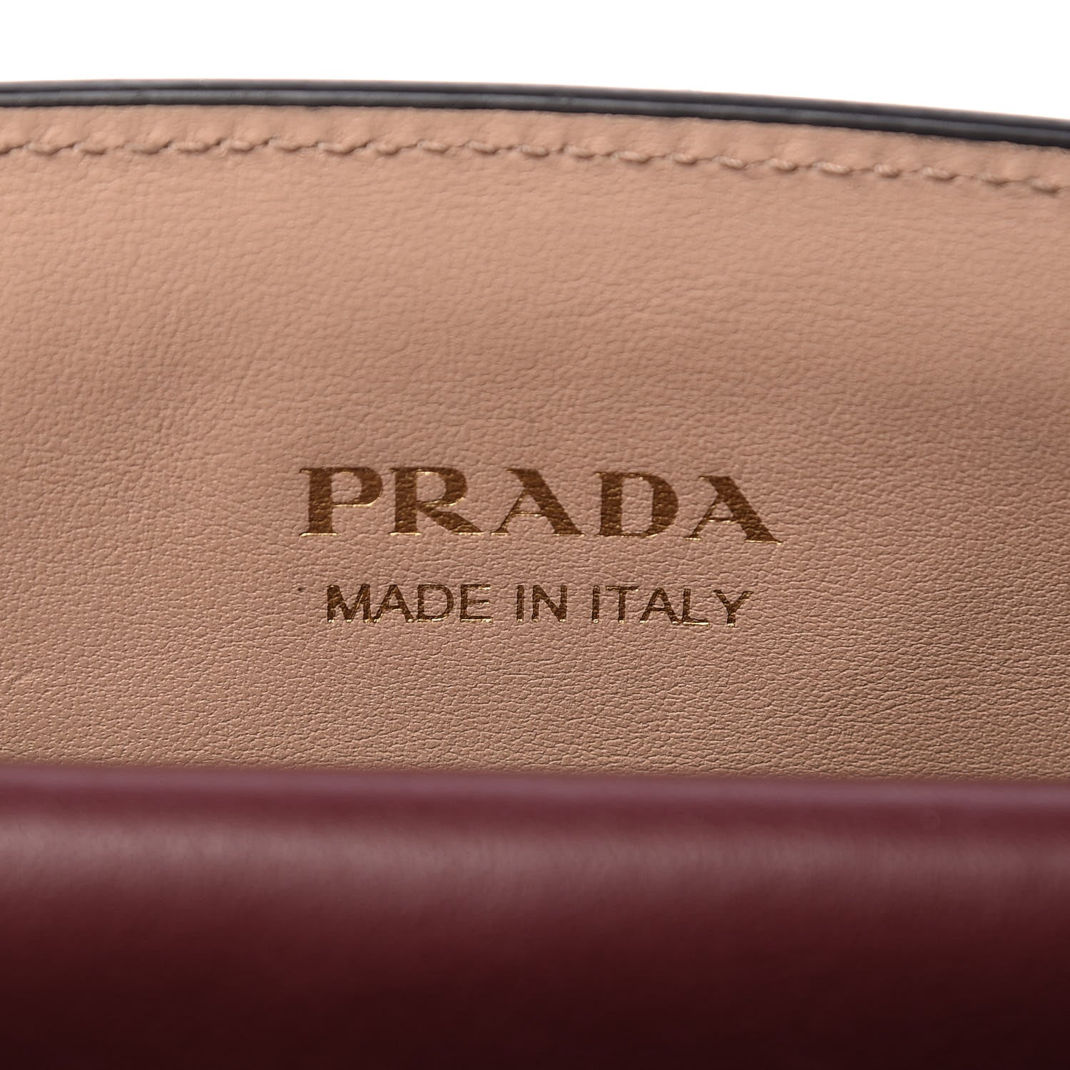 Prada Saffiano City Calfskin Small Bibliotheque Top Handle Cammeo Granato 6 of 11