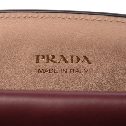 Prada Saffiano City Calfskin Small Bibliotheque Top Handle Cammeo Granato 6 of 11