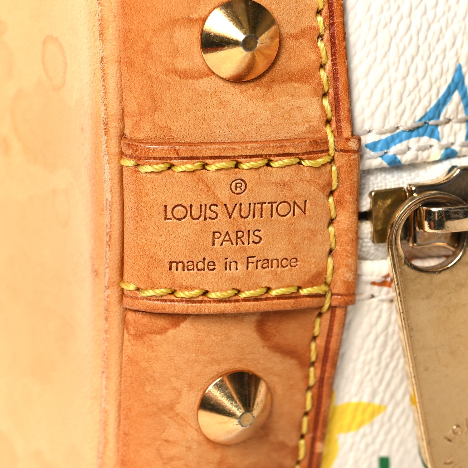 Louis Vuitton Monogram Multicolor Alma White 6 of 12