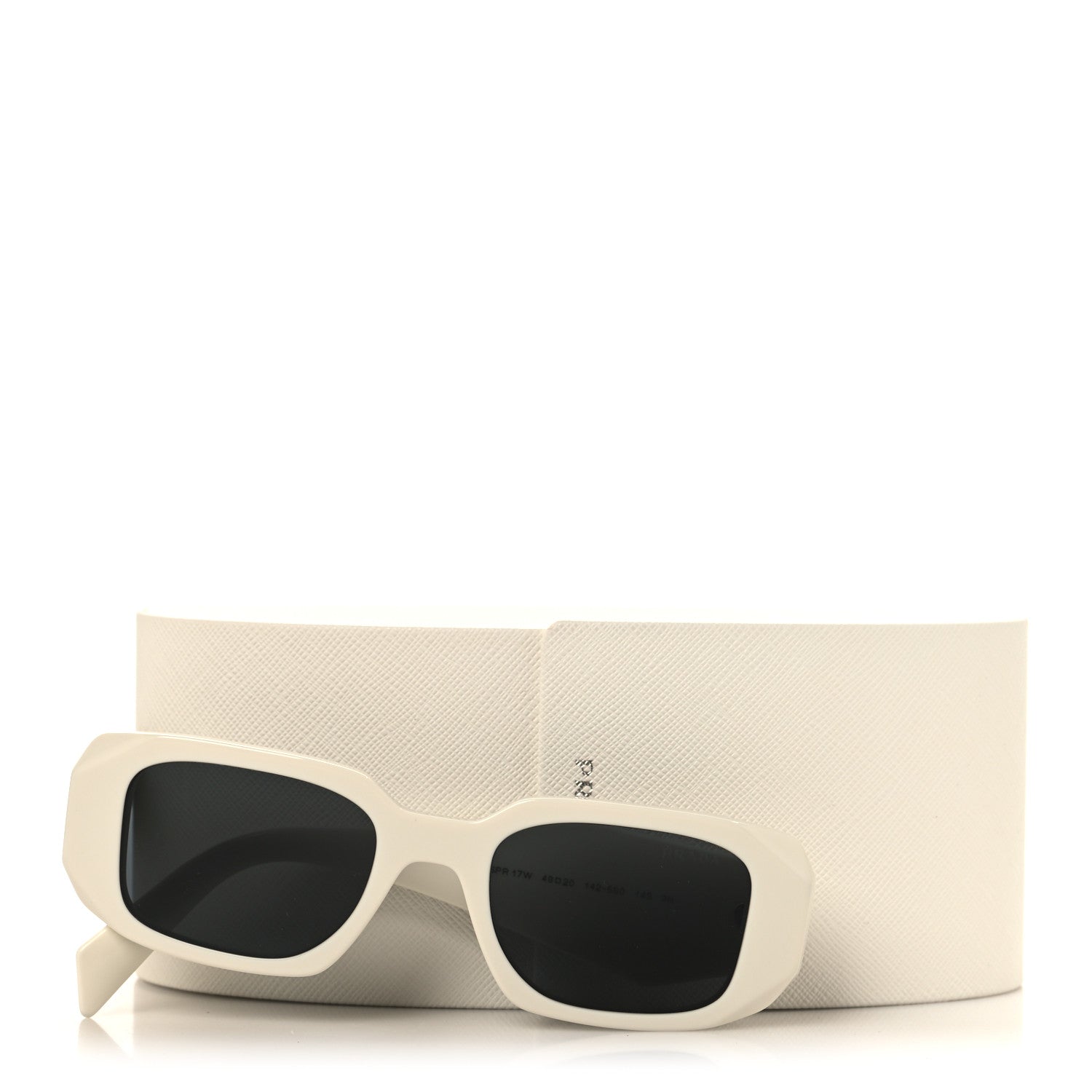 Prada Acetate Symbole Sunglasses SPR 17W White 7 of 7