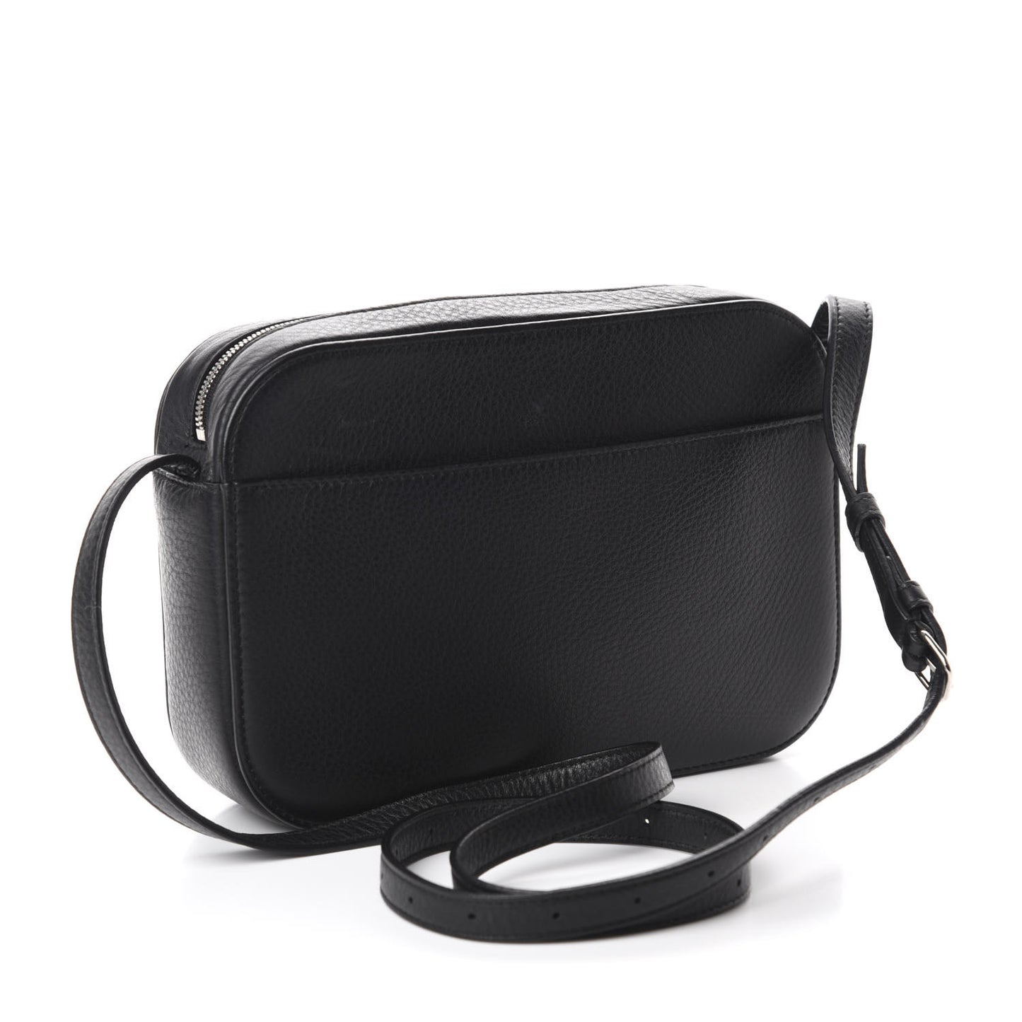 Calfskin Logo S Everyday Camera Bag Black