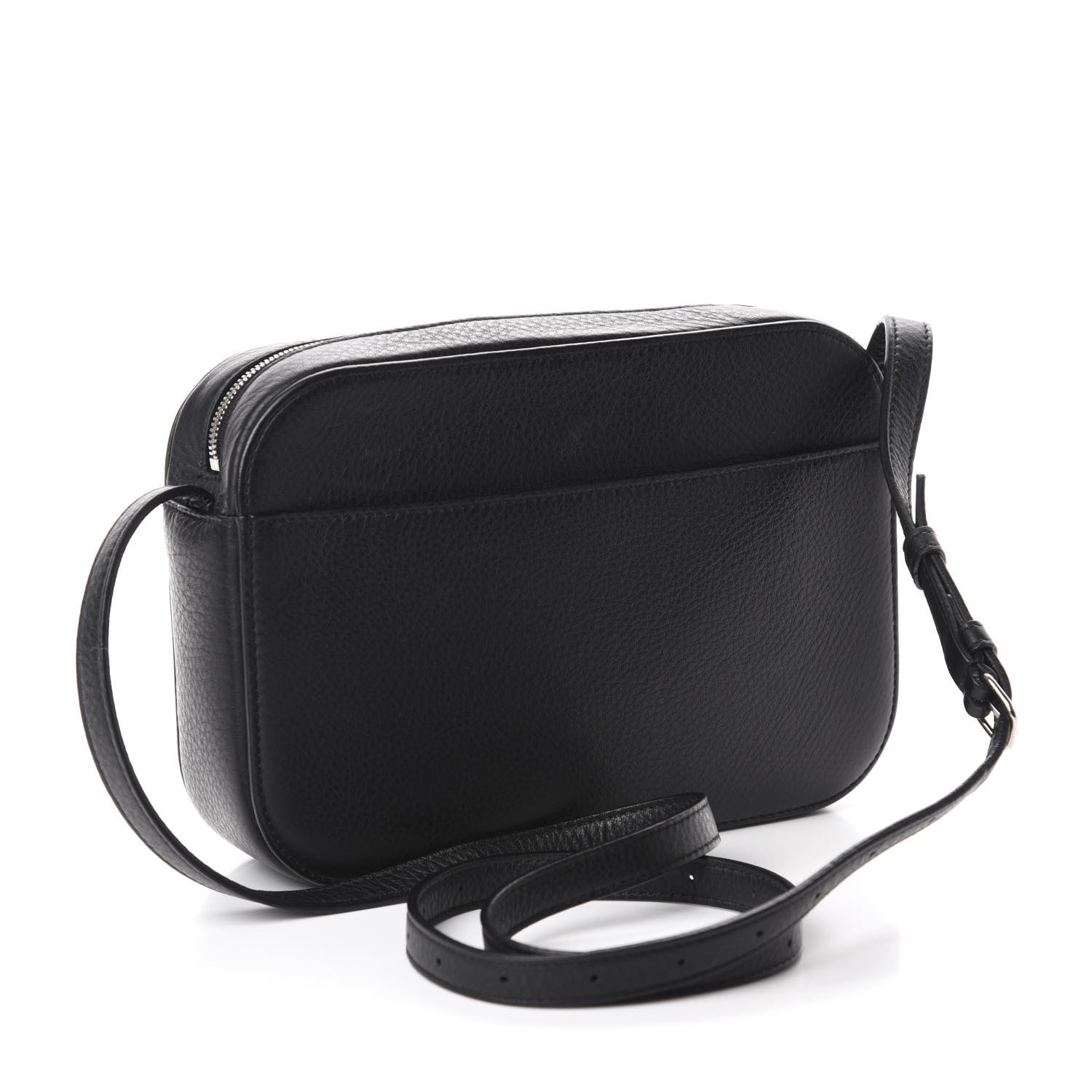 Balenciaga Calfskin Logo S Everyday Camera Bag Black 3 of 9