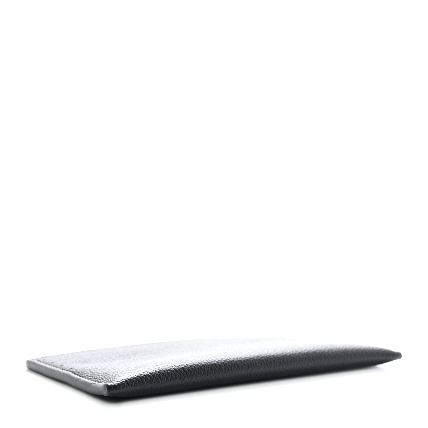 Calfskin Felicie Chain Wallet Card Holder Insert Black