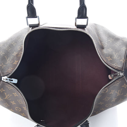 Louis Vuitton Monogram Macassar Keepall Bandouliere 45 5 of 10