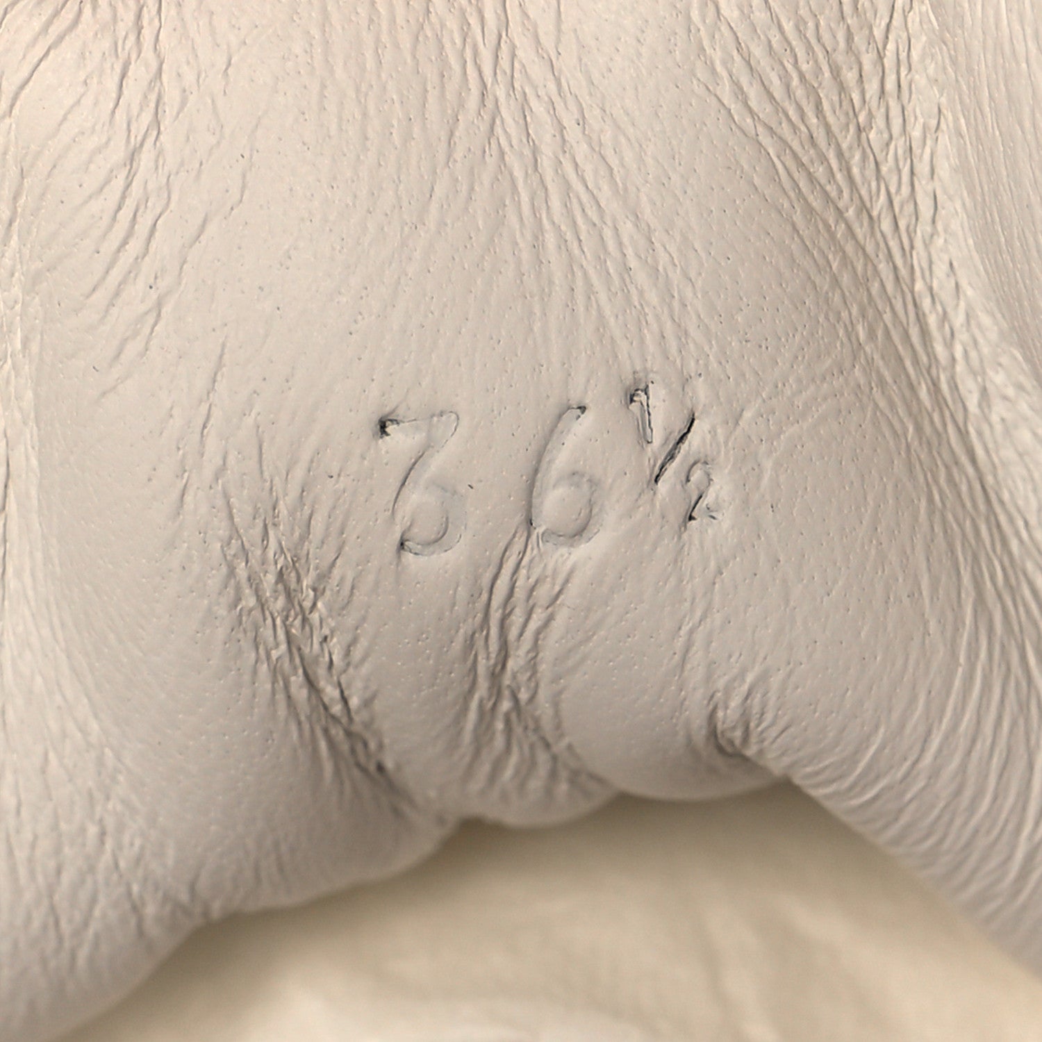 Hermes Epsom Suede Boomerang Sneakers 36.5 White Gris 8 of 10