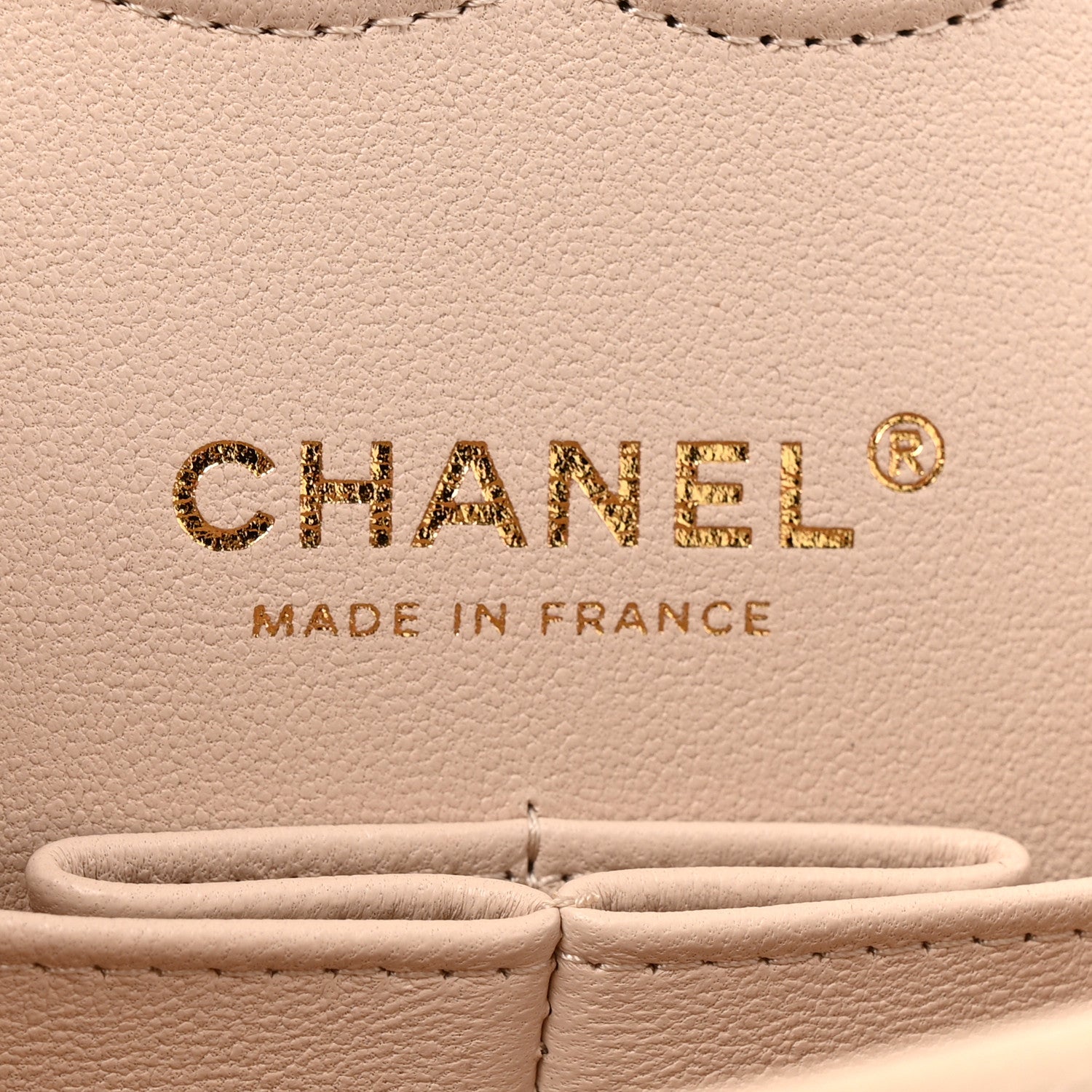 Chanel Caviar Quilted Medium Double Flap Ecru 6 of 12